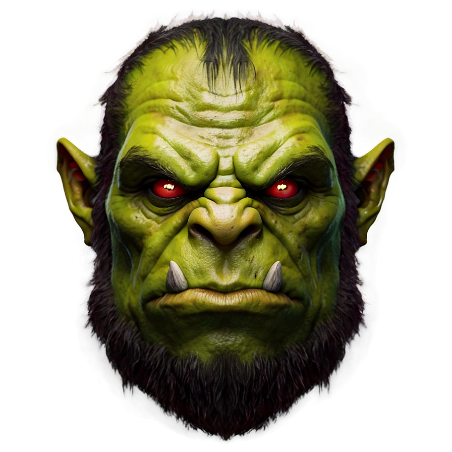 Red Eyes Orc Png Xkn PNG Image