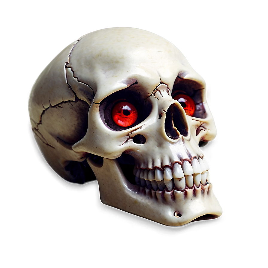 Red Eyes Skull Png 05252024 PNG Image