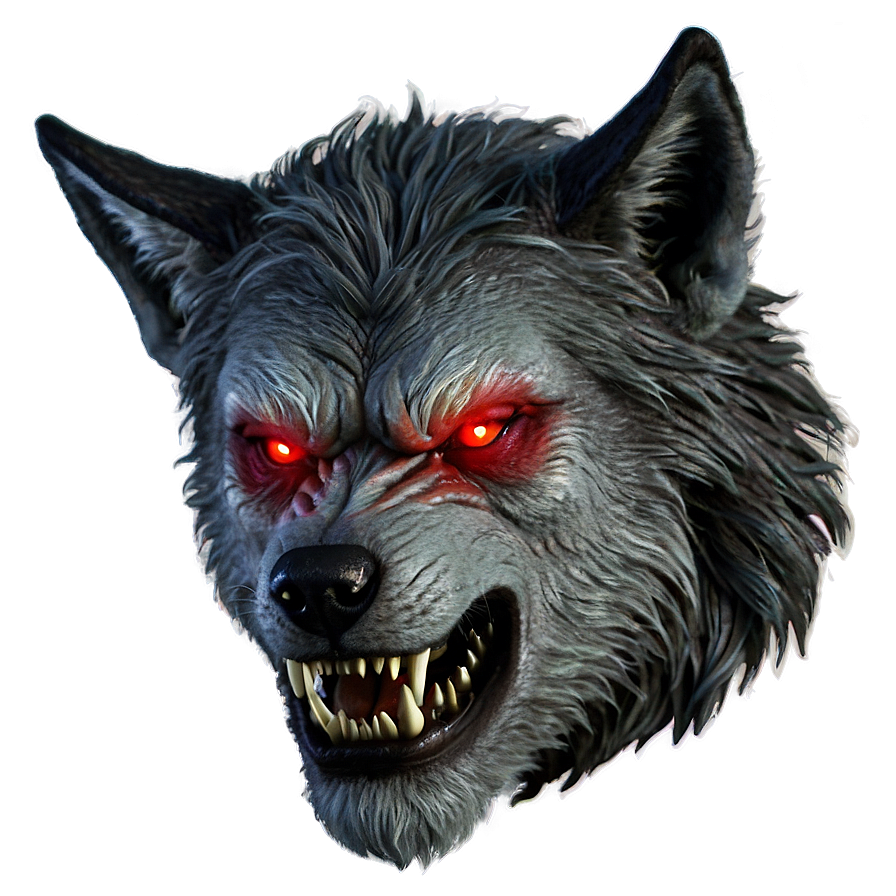 Red Eyes Werewolf Png Hnn56 PNG Image