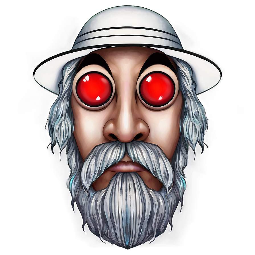 Red Eyes Wizard Png 05252024 PNG Image