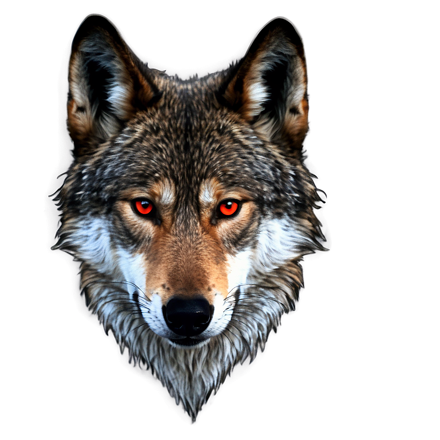 Red Eyes Wolf Png Gyf27 PNG Image