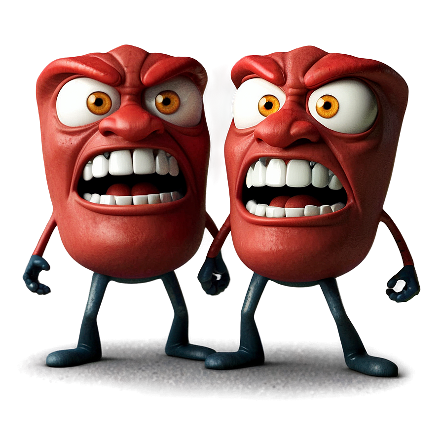 Red-faced Anger Png Srt46 PNG Image