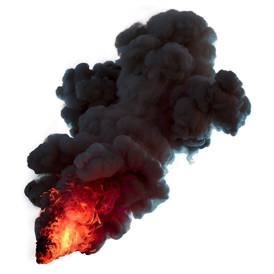 Red Fire And Smoke Png 06252024 PNG Image