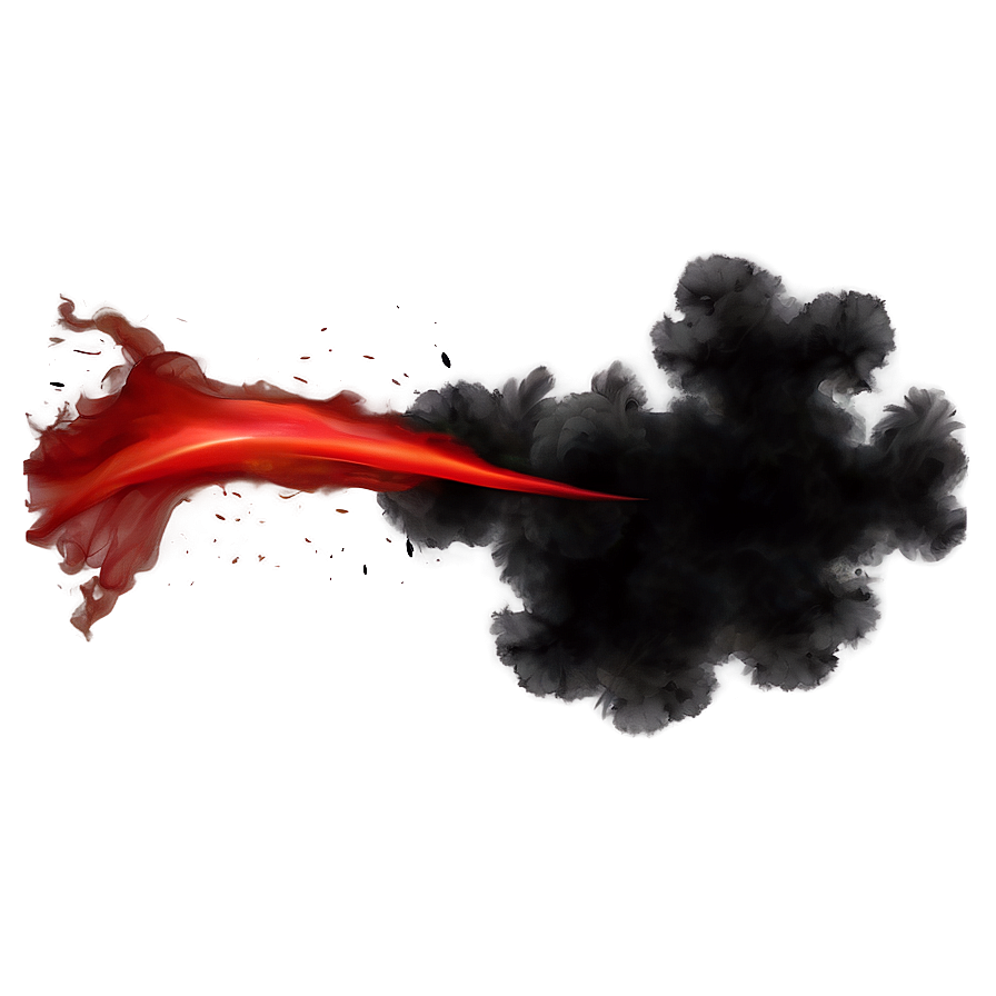 Red Fire And Smoke Png Rdx PNG Image