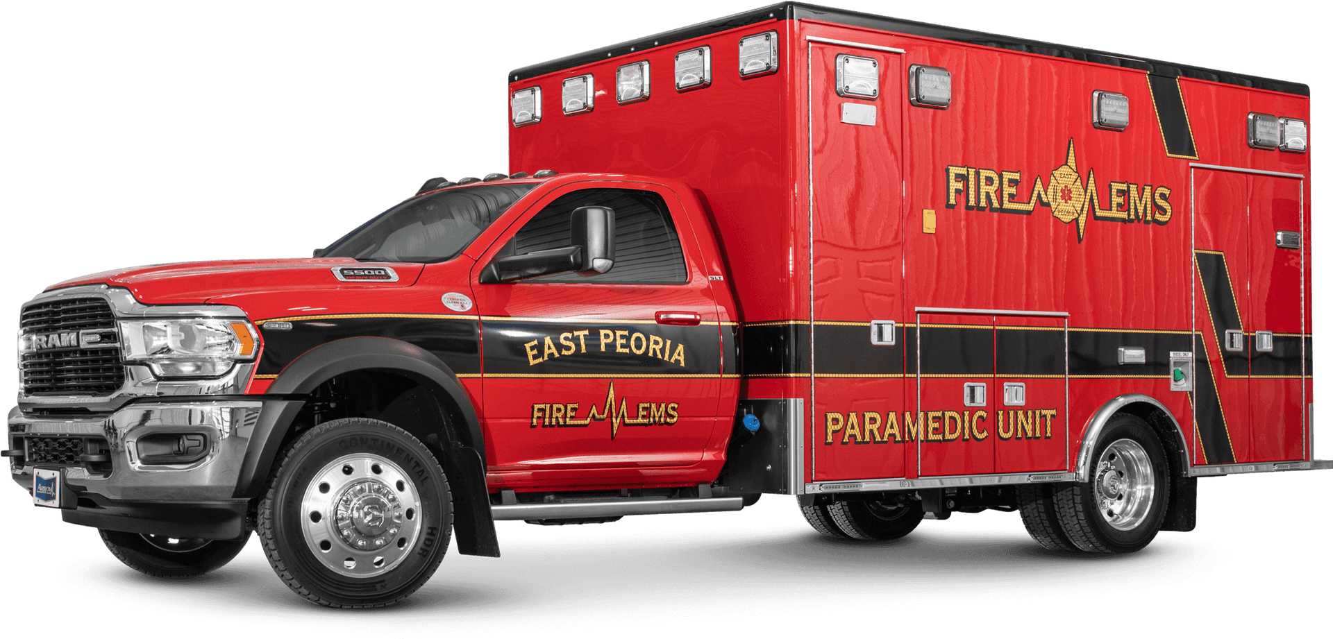 Red Fire E M S Paramedic Unit Vehicle PNG Image