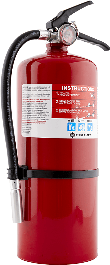 Red Fire Extinguisher Isolated PNG Image