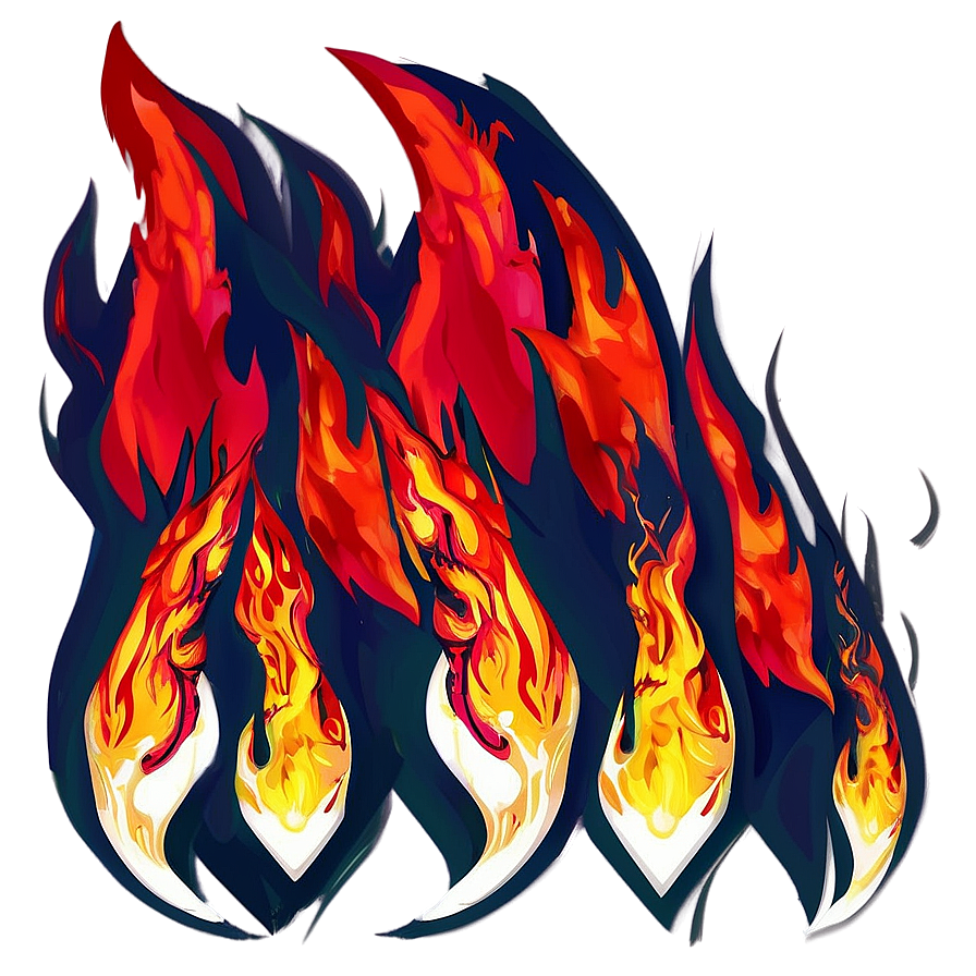 Red Fire Illustration Png Fxu92 PNG Image