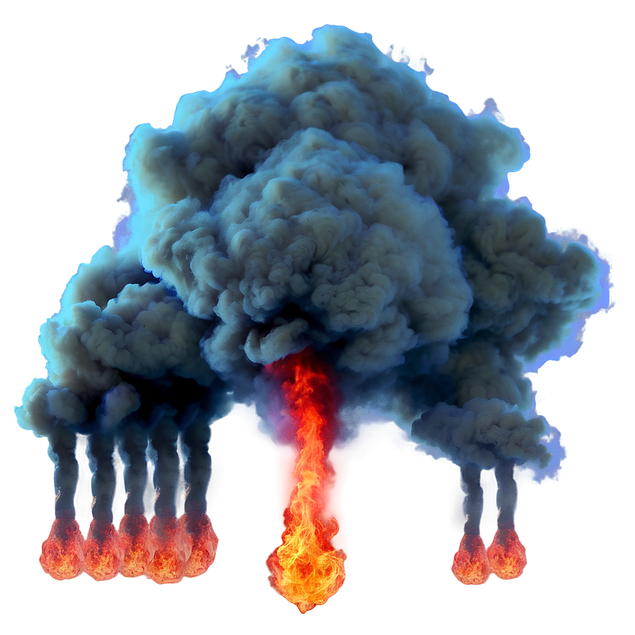 Red Fire Smoke Effect Png Eht PNG Image