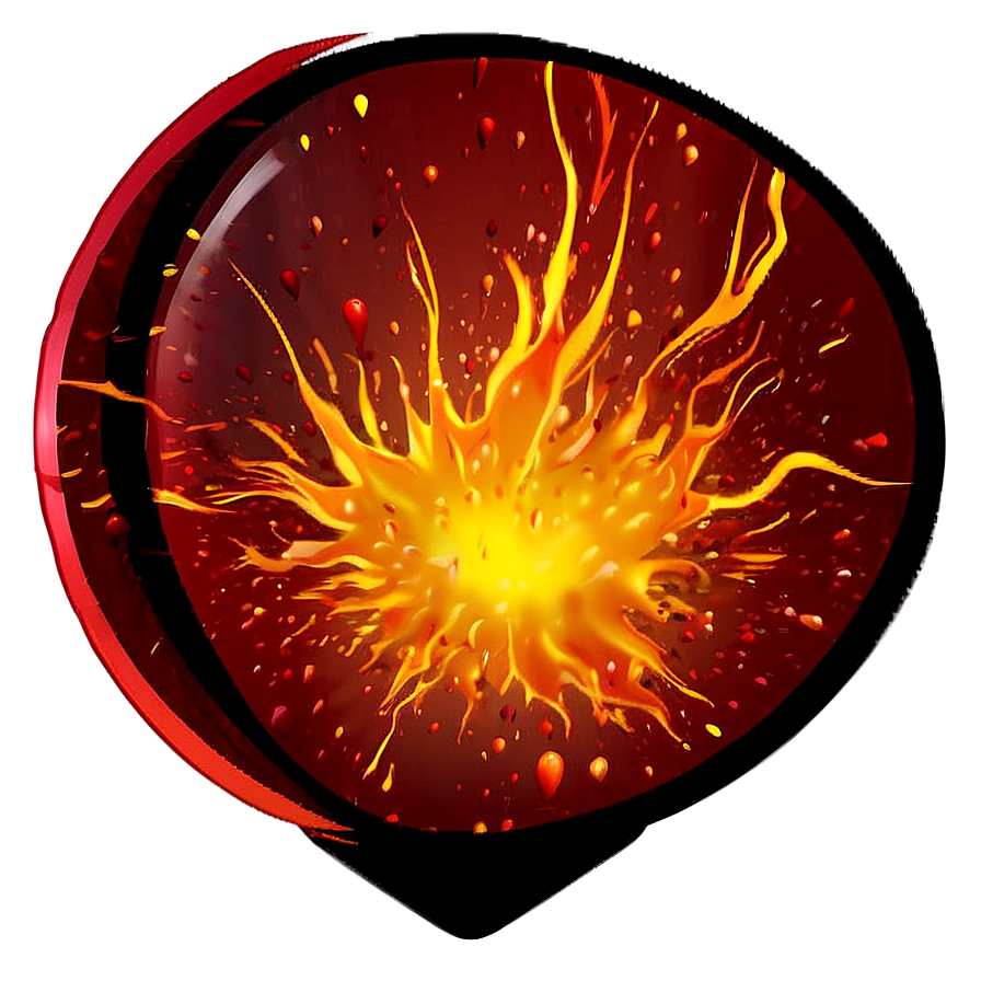 Red Fireball Vector Png Eur PNG Image