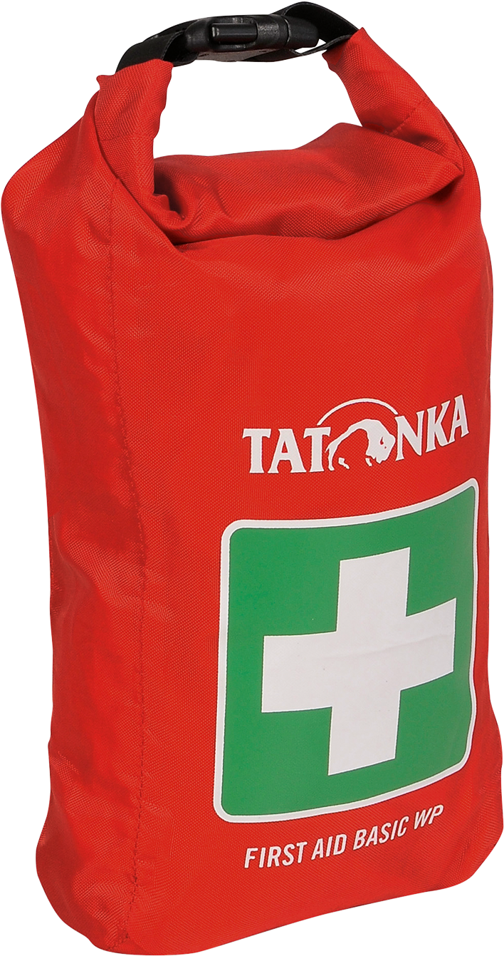 Red First Aid Kit Bag Tatonka PNG Image