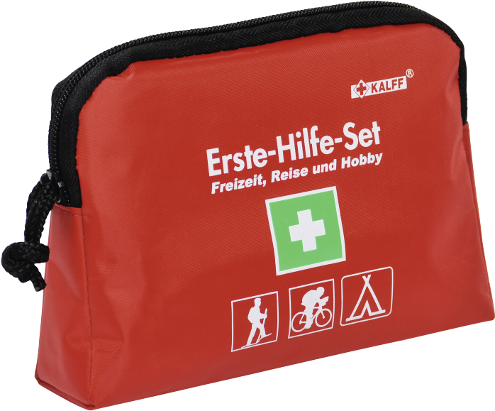 Red First Aid Kit Bag PNG Image