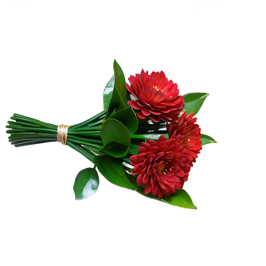 Red Floral Bouquet Png Vkv PNG Image