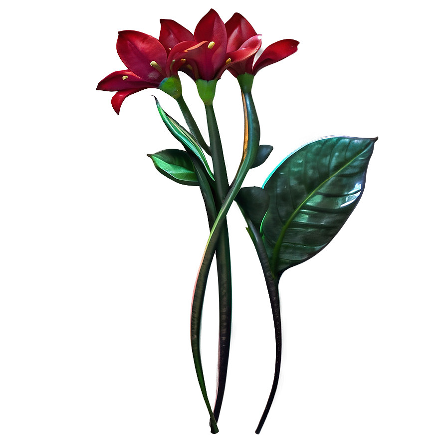 Red Flowers D PNG Image