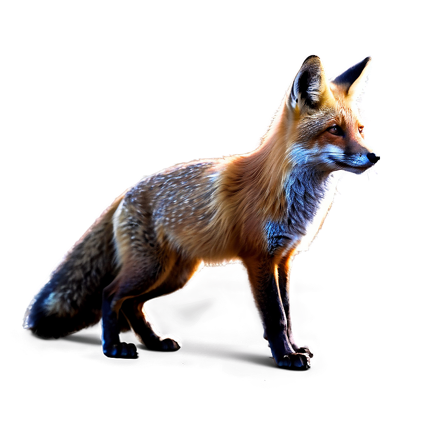 Red Fox At Night Png 06242024 PNG Image