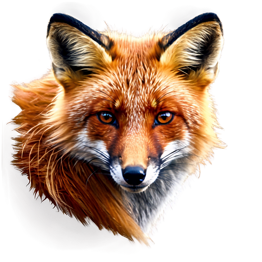 Red Fox Close-up Png 06242024 PNG Image