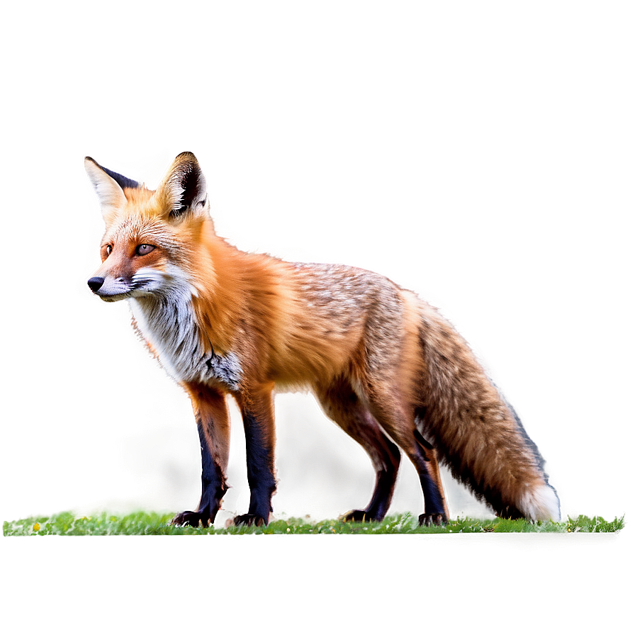 Red Fox In Habitat Png Rtb PNG Image