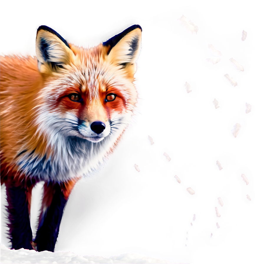 Red Fox In Snow Png 84 PNG Image