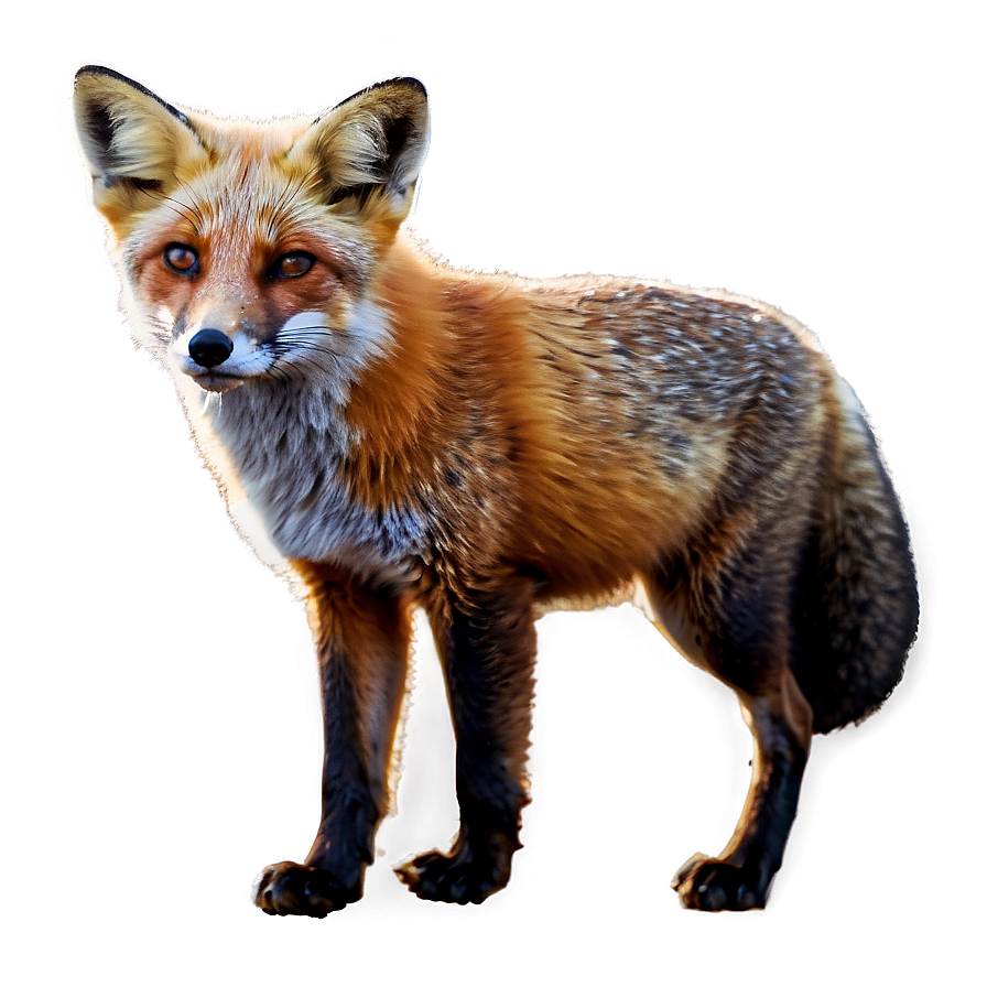 Red Fox In The Wild Png Cvm PNG Image