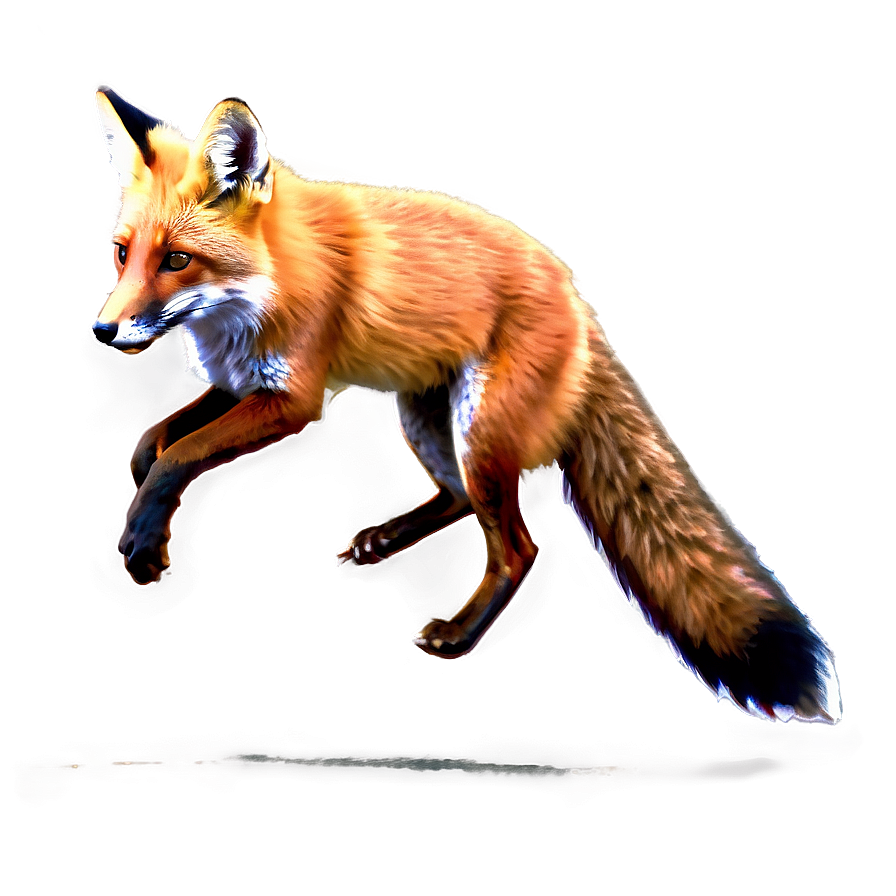 Red Fox Running Png 06242024 PNG Image