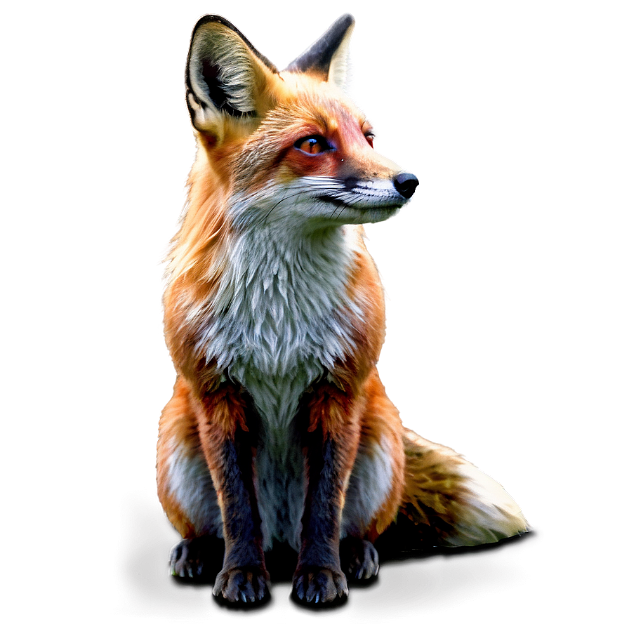 Red Fox Sitting Png 30 PNG Image