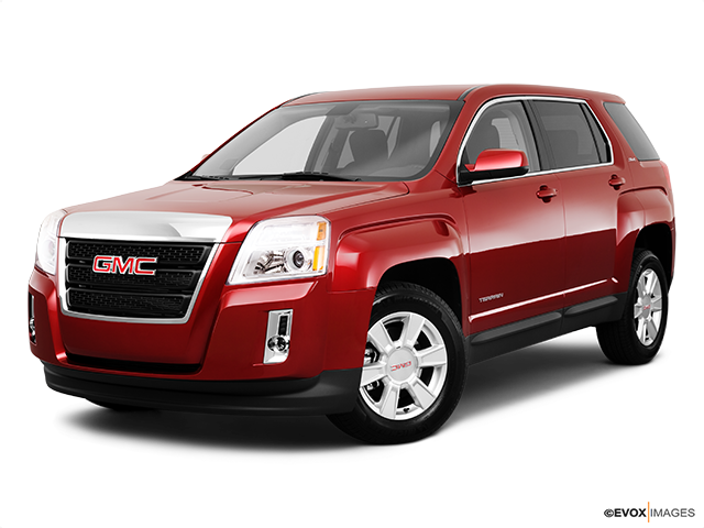 Red G M C S U V Profile View PNG Image