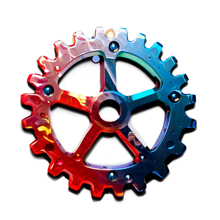 Red Gear Icon Png Sik72 PNG Image