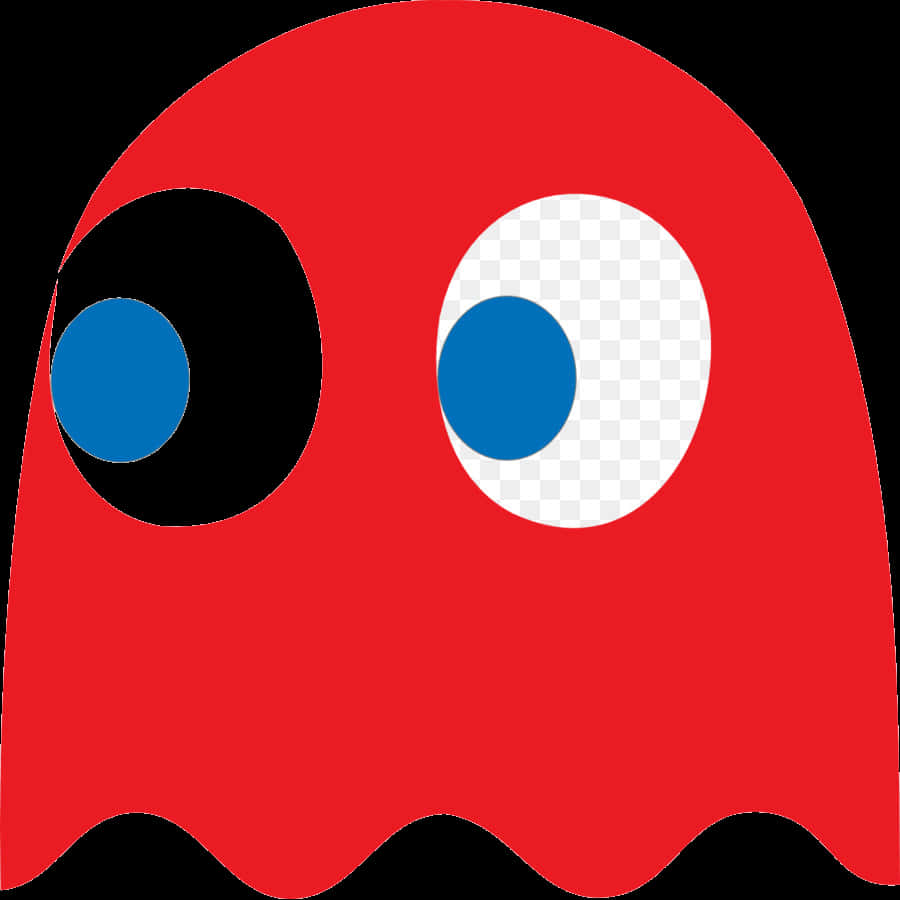 Red Ghost Pacman Game Character.png PNG Image