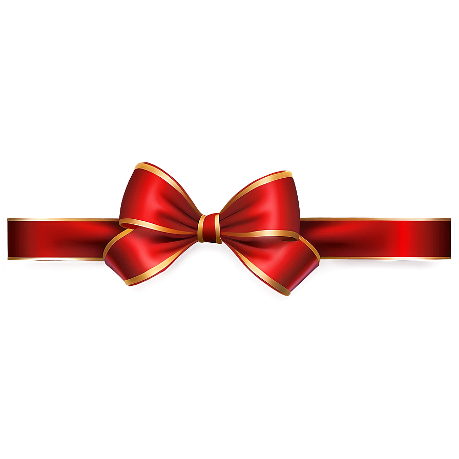 Red Gift Bow Png Gng PNG Image