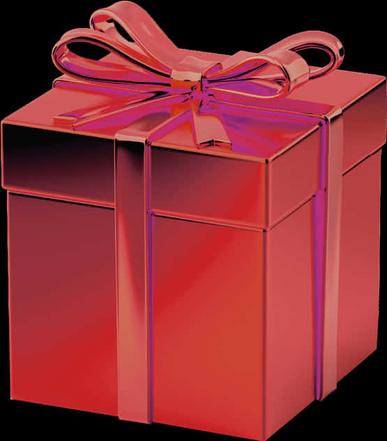 Red Gift Boxwith Bow PNG Image