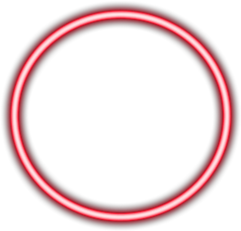 Red Glowing Ring Graphic PNG Image