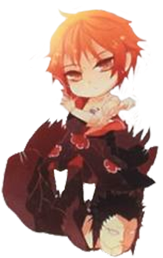 Red Haired Anime Character Art PNG Image