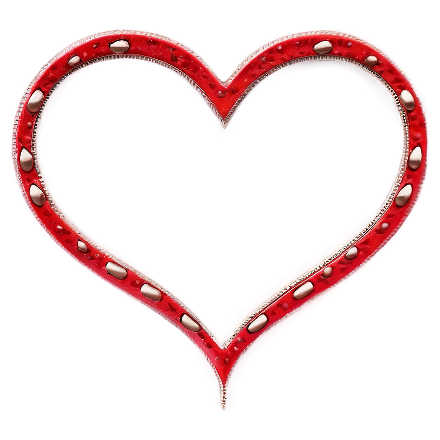 Red Heart Border Png 52 PNG Image