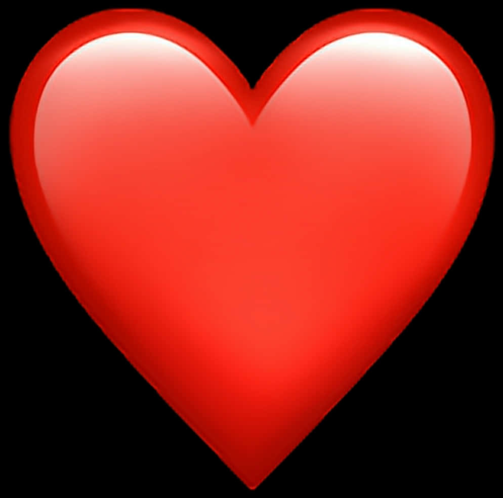 Red Heart Emoji Love Symbol PNG Image