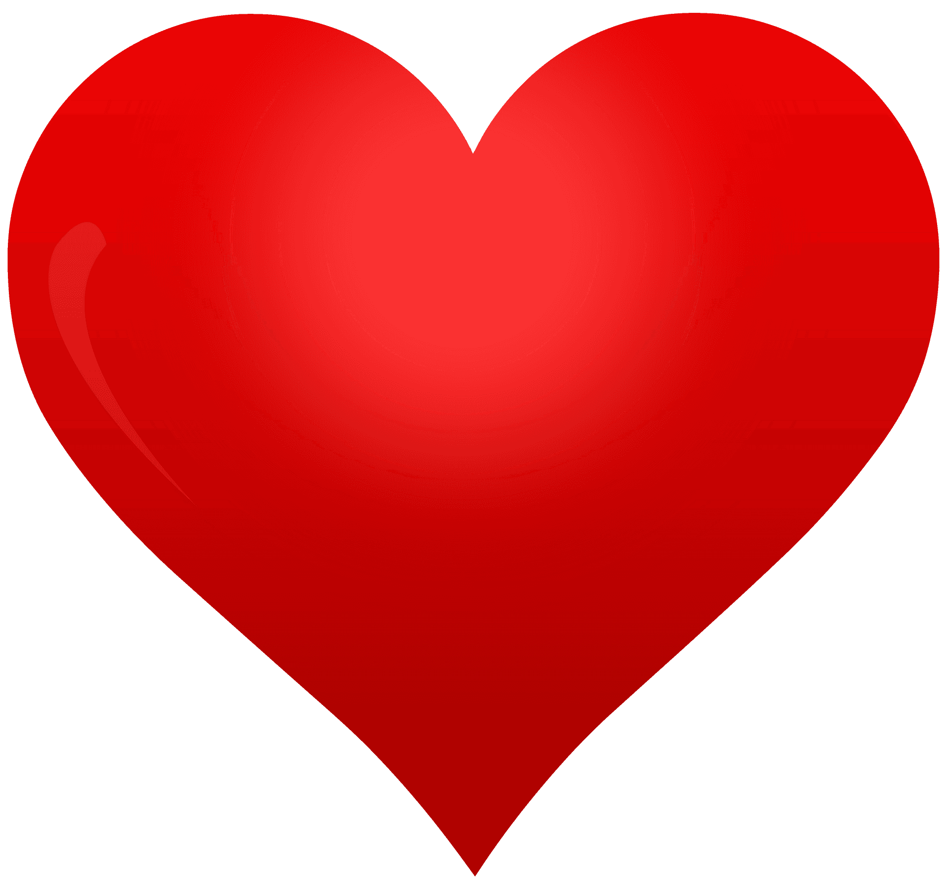 Red Heart Graphic PNG Image