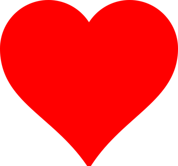 Red Heart Icon PNG Image