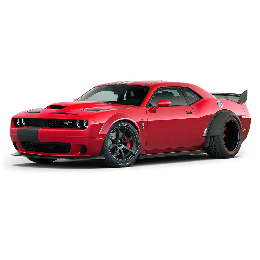 Red Hellcat Vehicle Png Iiv75 PNG Image