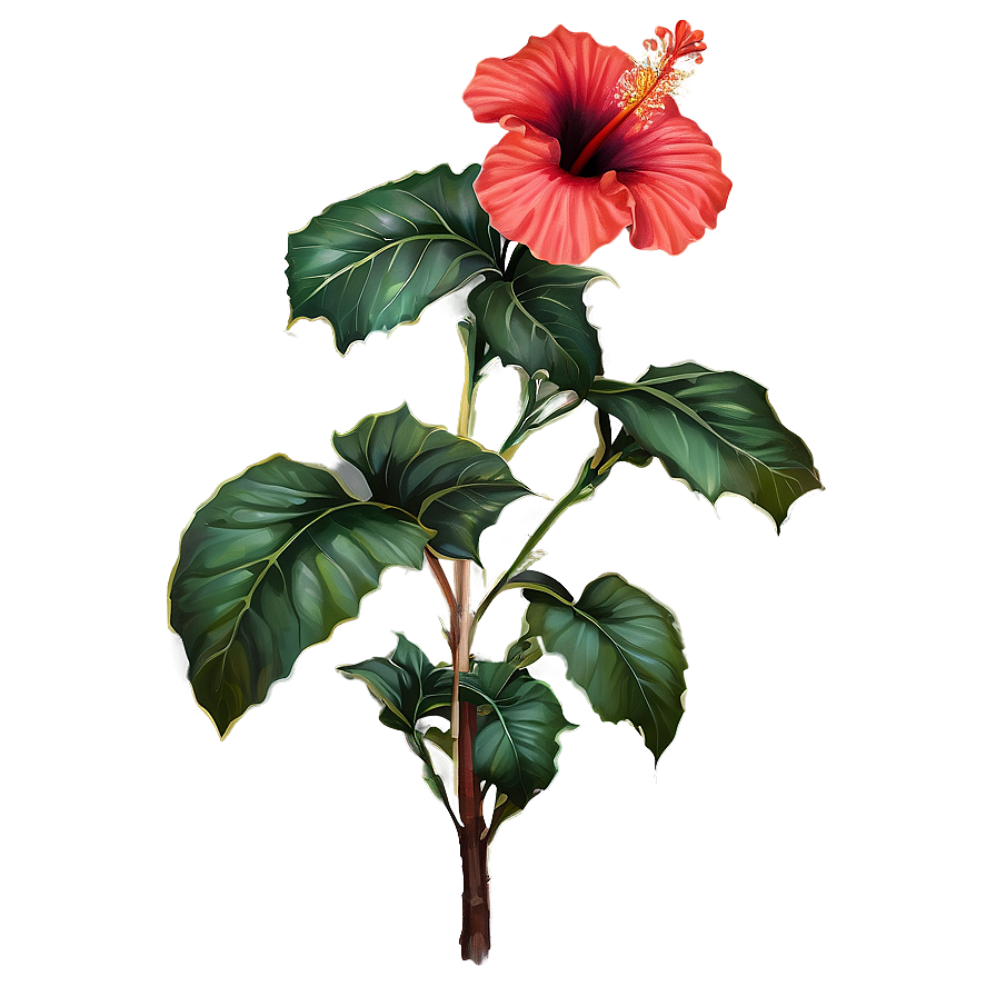 Red Hibiscus Png 20 PNG Image