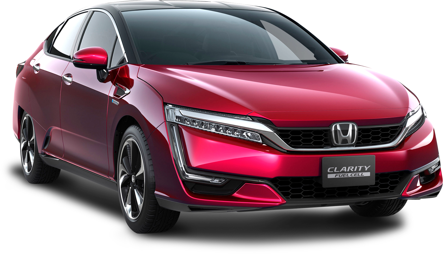 Red Honda Clarity Fuel Cell Vehicle PNG Image