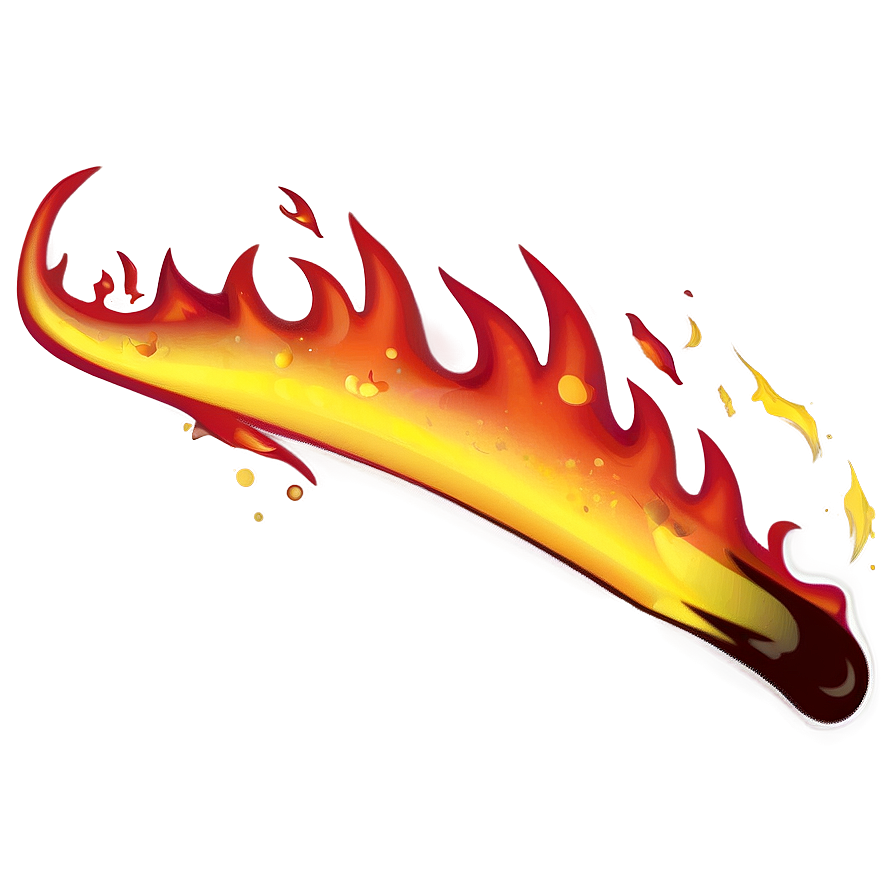 Red Hot Fire Border Png Fep PNG Image