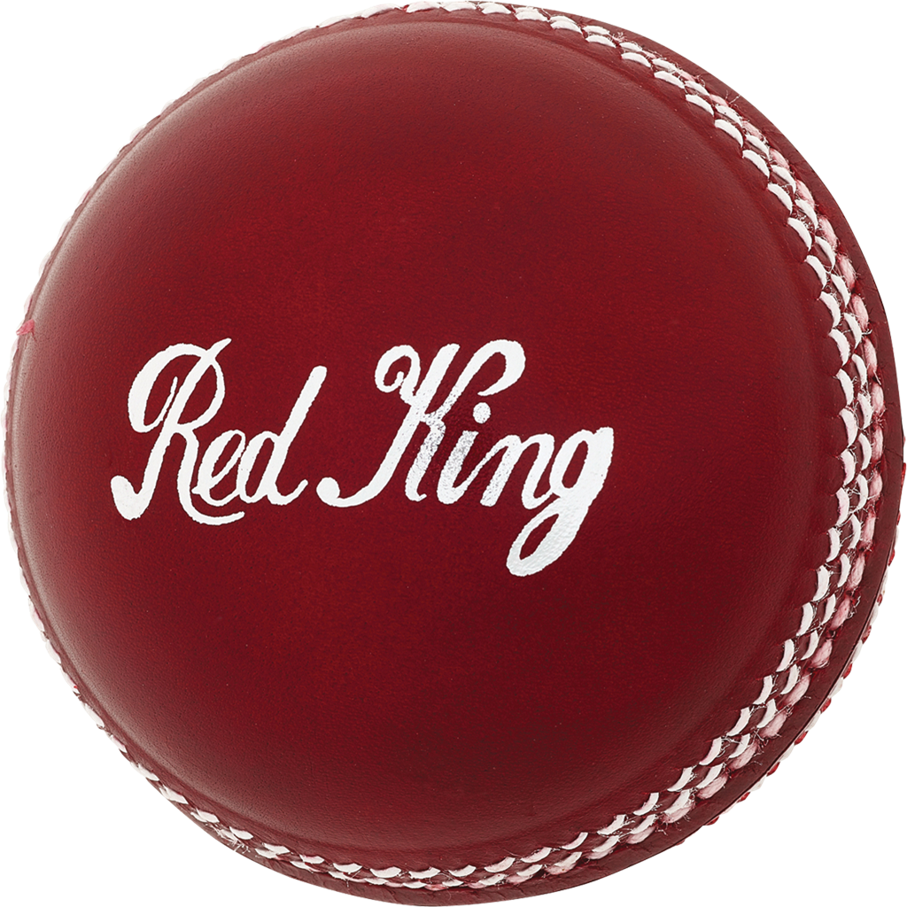 Red King Cricket Ball PNG Image