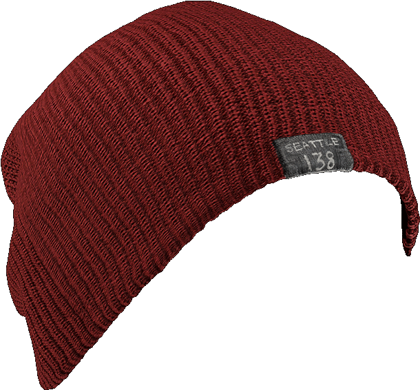 Red Knit Beanie Seattle38 PNG Image