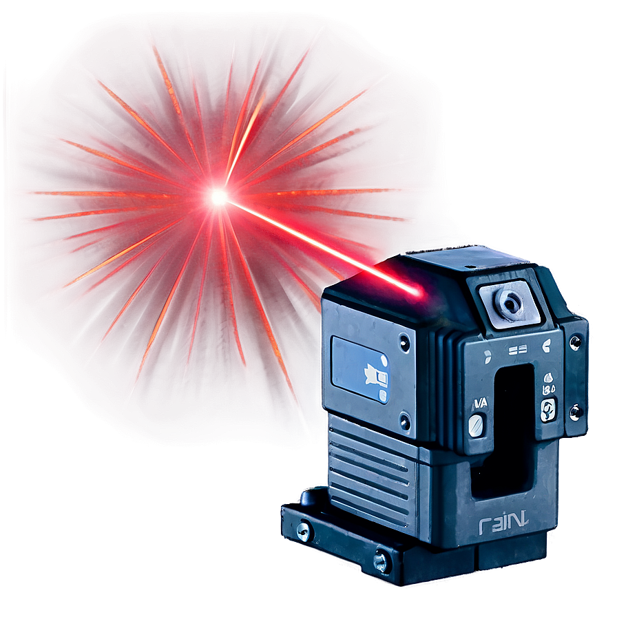 Red Laser Beam With Flare Png 06272024 PNG Image