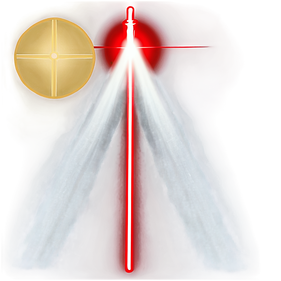 Red Laser Beam With Highlights Png Hbj68 PNG Image