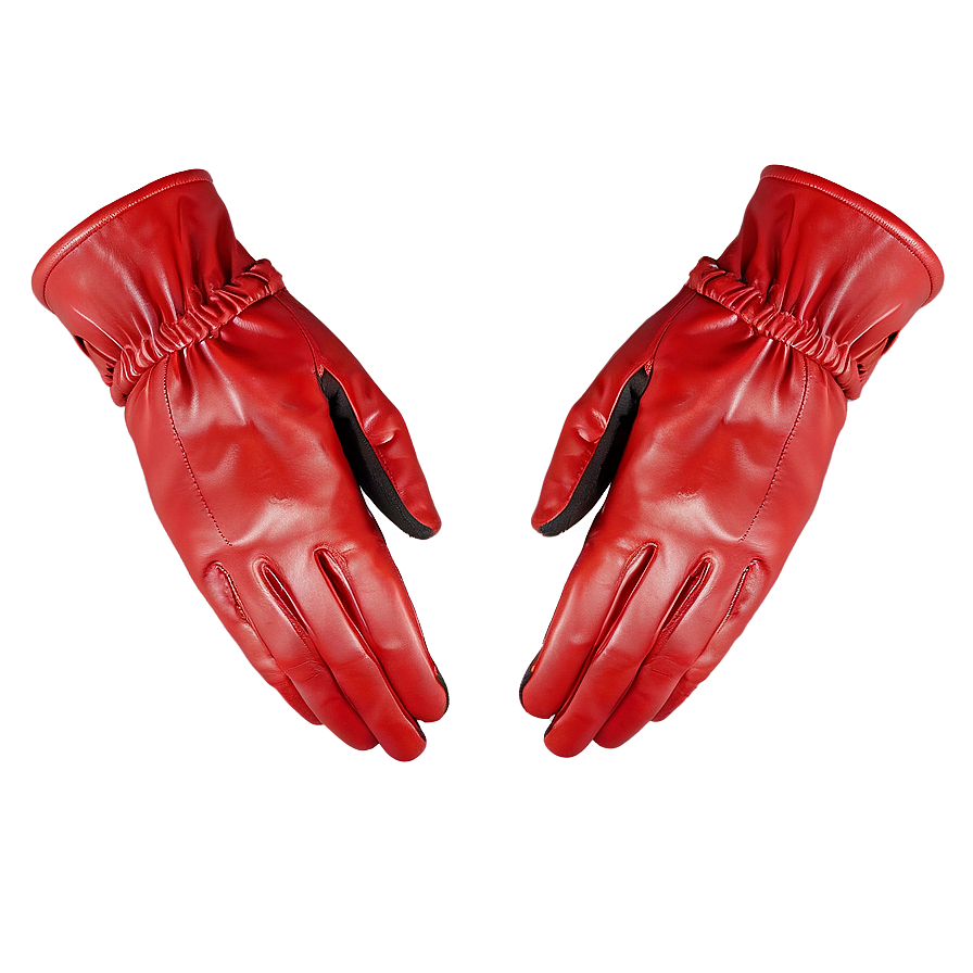 Red Leather Gloves Png Xnr2 PNG Image