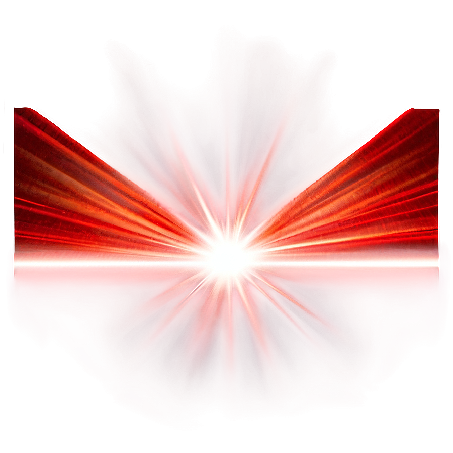 Red Lens Flare D PNG Image