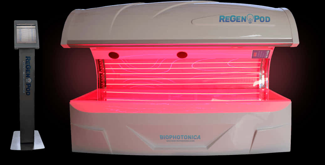 Red Light Therapy Pod Biophotonica PNG Image