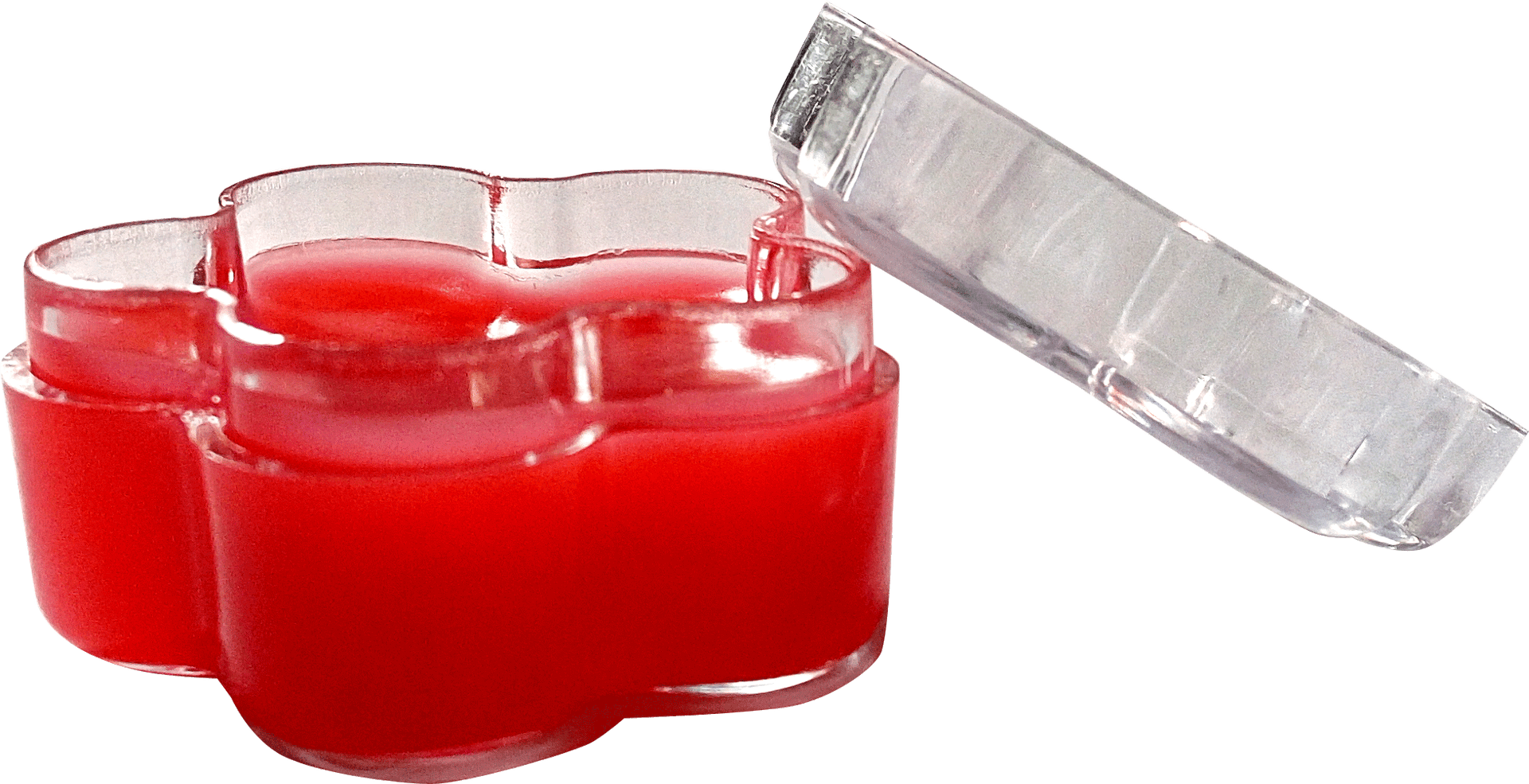 Red Lip Balm Open Container PNG Image