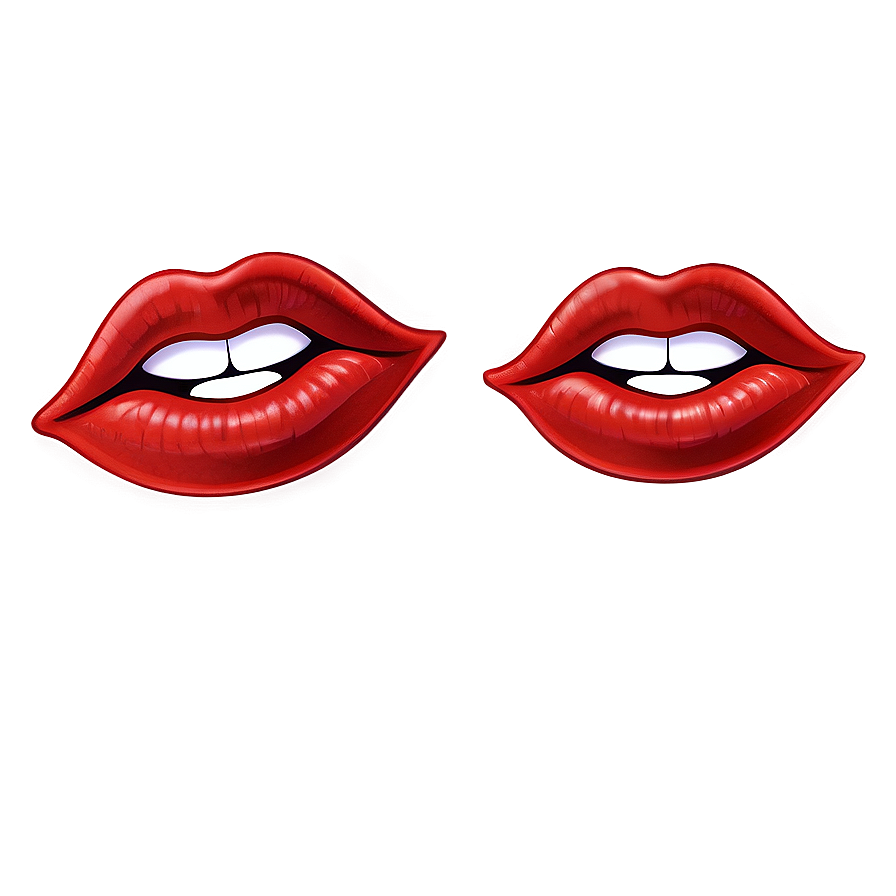 Red Lips Emoji Png Tbm PNG Image