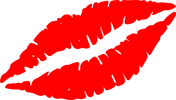 Red Lips Graphic PNG Image