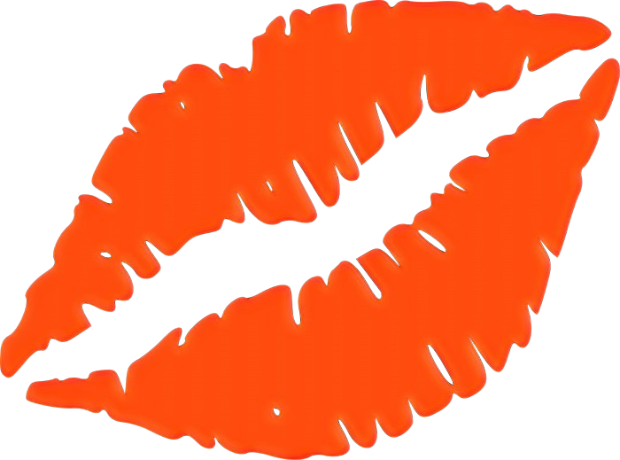 Red Lipstick Kiss Mark PNG Image